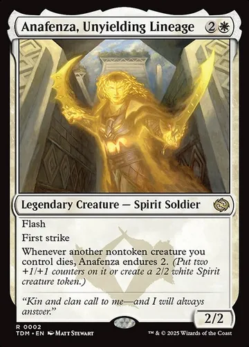 Anafenza, Unyielding Lineage 2, carta de Magic: The Gathering de Tarkir: Dragonstorm