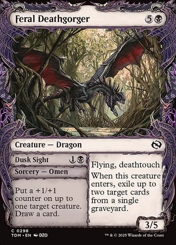 Feral Deathgorger // Dusk Sight