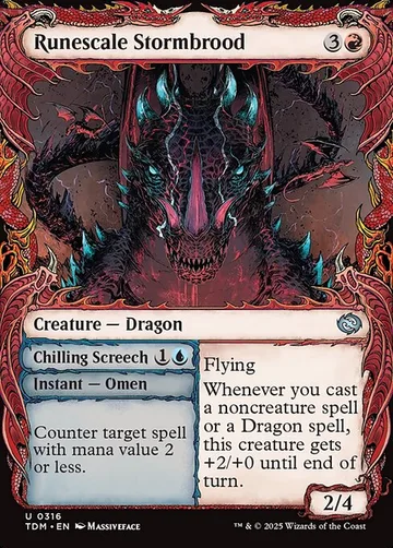 Runescale Stormbrood // Chilling Screech 316