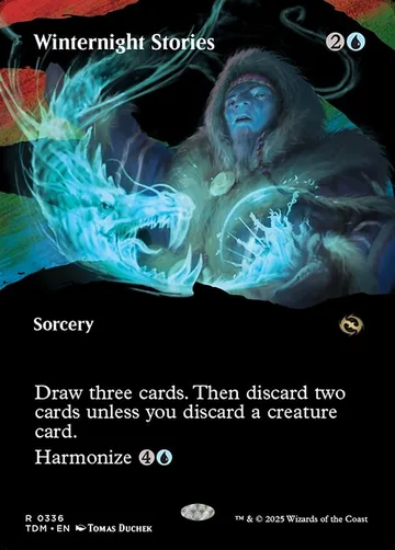 Winternight Stories 336, carta de Magic: The Gathering de Tarkir: Dragonstorm