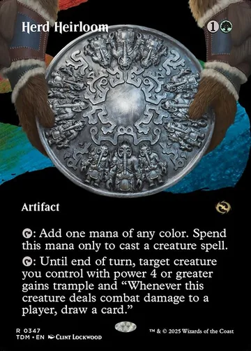 Herd Heirloom 347, carta de Magic: The Gathering de Tarkir: Dragonstorm