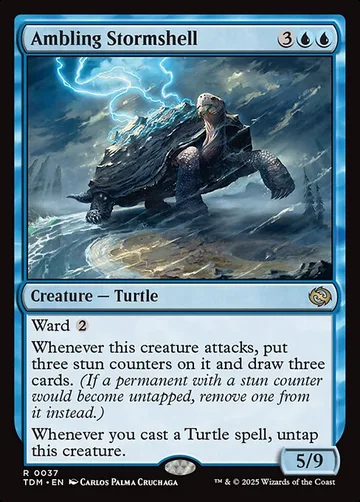 Ambling Stormshell 37, carta de Magic: The Gathering de Tarkir: Dragonstorm