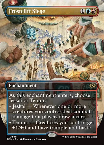 Frostcliff Siege 385, carta de Magic: The Gathering de Tarkir: Dragonstorm