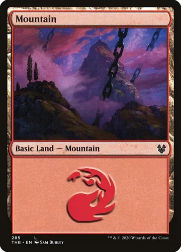 Mountain 285, carta de Magic: The Gathering de Theros Beyond Death