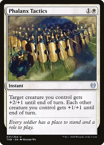 Phalanx Tactics 31, carta de Magic: The Gathering de Theros Beyond Death