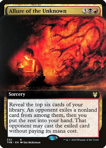 Allure of the Unknown 332, carta de Magic: The Gathering de Theros Beyond Death