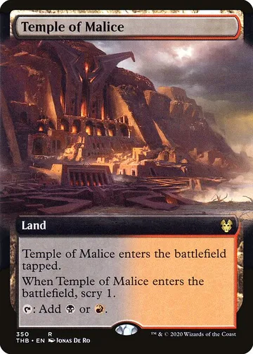 Temple of Malice 350, carta de Magic: The Gathering de Theros Beyond Death