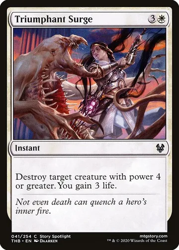 Triumphant Surge 41, carta de Magic: The Gathering de Theros Beyond Death