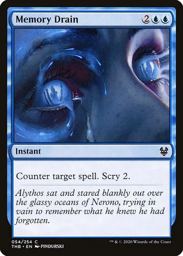 Memory Drain 54, carta de Magic: The Gathering de Theros Beyond Death