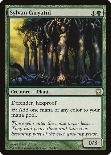 Sylvan Caryatid 180, carta de Magic: The Gathering de Theros