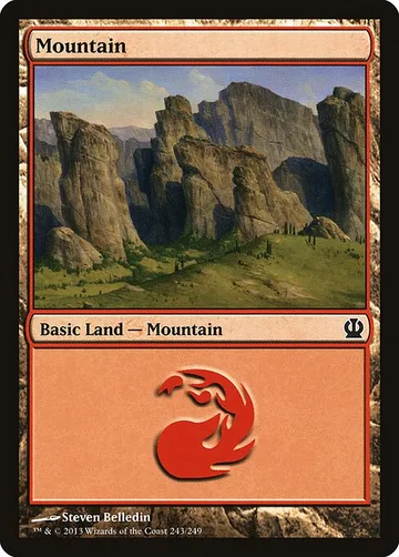 Mountain 243, carta de Magic: The Gathering de Theros