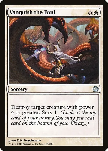 Vanquish the Foul 35, carta de Magic: The Gathering de Theros