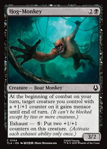 Hog-Monkey 104, carta de Magic: The Gathering de Avatar: The Last Airbender
