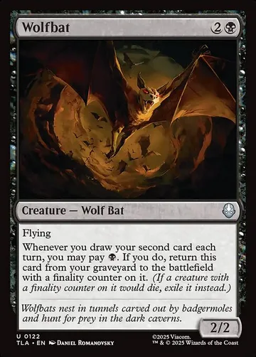 Wolfbat 122, carta de Magic: The Gathering de Avatar: The Last Airbender