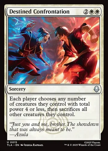 Destined Confrontation 15, carta de Magic: The Gathering de Avatar: The Last Airbender