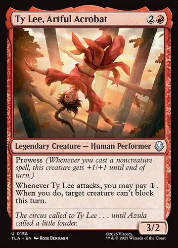 Ty Lee, Artful Acrobat