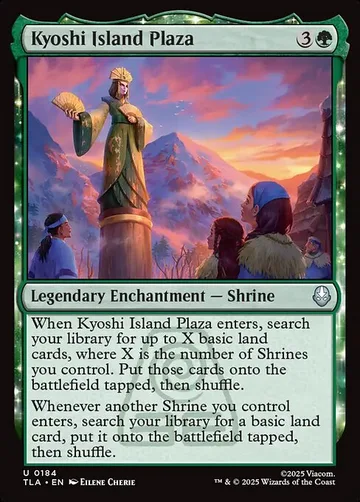 Kyoshi Island Plaza 184, carta de Magic: The Gathering de Avatar: The Last Airbender