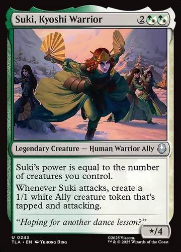 Suki, Kyoshi Warrior 243, carta de Magic: The Gathering de Avatar: The Last Airbender