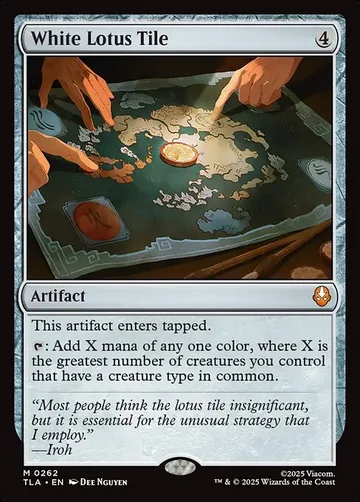 White Lotus Tile 262, carta de Magic: The Gathering de Avatar: The Last Airbender