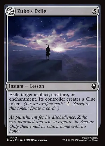 Zuko's Exile