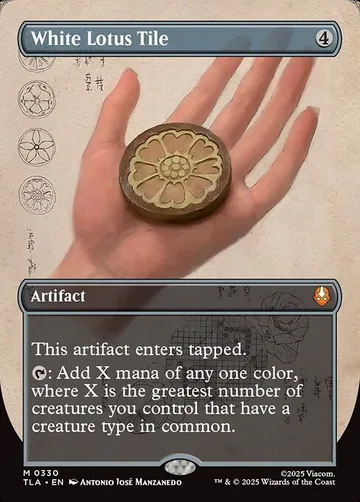 White Lotus Tile 330, carta de Magic: The Gathering de Avatar: The Last Airbender