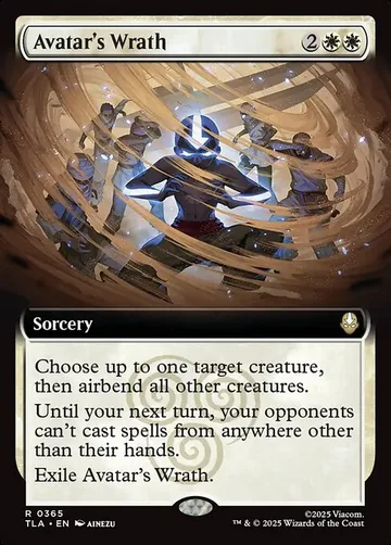 Avatar's Wrath 365, carta de Magic: The Gathering de Avatar: The Last Airbender