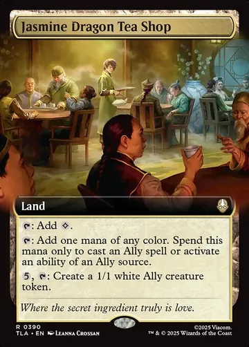 Jasmine Dragon Tea Shop 390, carta de Magic: The Gathering de Avatar: The Last Airbender