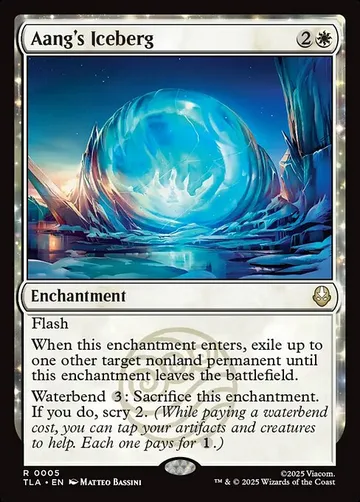 Aang's Iceberg 5, carta de Magic: The Gathering de Avatar: The Last Airbender