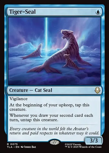 Tiger-Seal 75, carta de Magic: The Gathering de Avatar: The Last Airbender