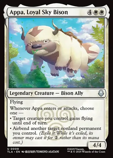 Appa, Loyal Sky Bison