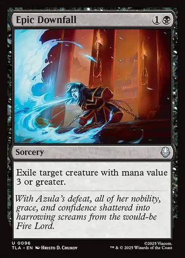 Epic Downfall 96, carta de Magic: The Gathering de Avatar: The Last Airbender