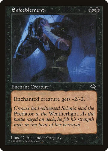 Enfeeblement 133, carta de Magic: The Gathering de Tempest