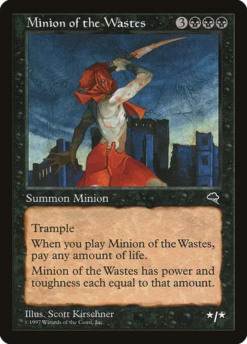 Minion of the Wastes 146, carta de Magic: The Gathering de Tempest