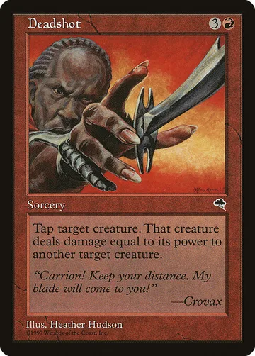 Deadshot 170, carta de Magic: The Gathering de Tempest