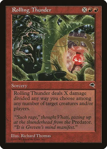 Rolling Thunder 198, carta de Magic: The Gathering de Tempest