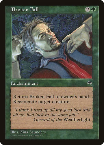 Broken Fall 216, carta de Magic: The Gathering de Tempest