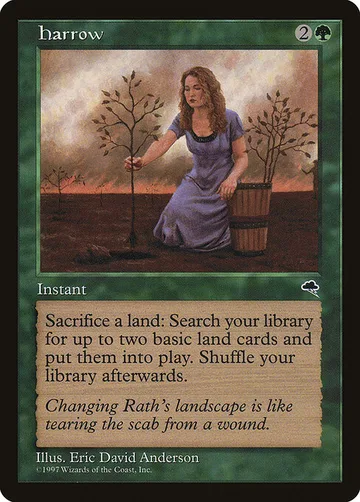 Harrow 230, carta de Magic: The Gathering de Tempest