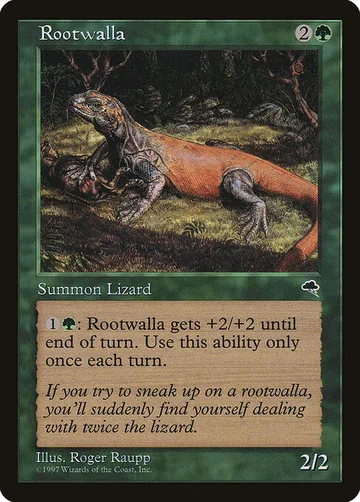 Rootwalla 252, carta de Magic: The Gathering de Tempest