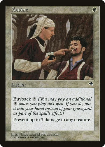 Anoint 3, carta de Magic: The Gathering de Tempest