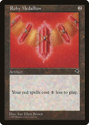 Ruby Medallion 305, carta de Magic: The Gathering de Tempest