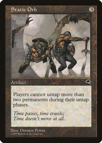 Static Orb 310, carta de Magic: The Gathering de Tempest