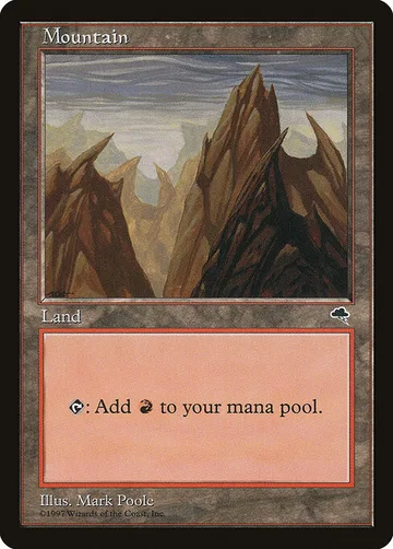 Mountain 343, carta de Magic: The Gathering de Tempest