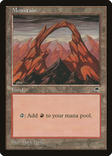 Mountain 345, carta de Magic: The Gathering de Tempest