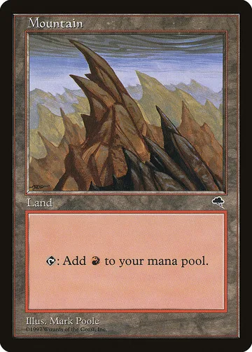 Mountain 346, carta de Magic: The Gathering de Tempest