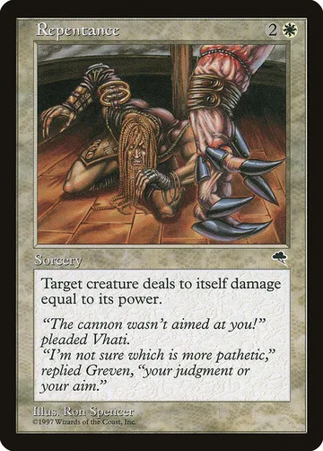 Repentance 37, carta de Magic: The Gathering de Tempest