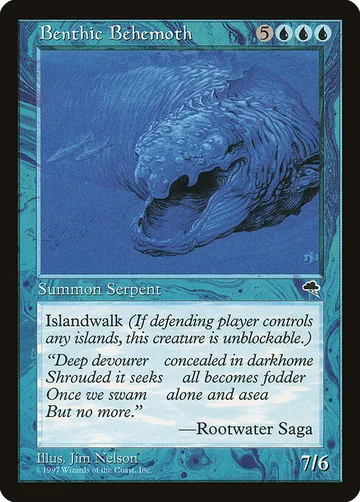 Benthic Behemoth 54, carta de Magic: The Gathering de Tempest