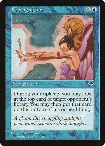 Precognition 79, carta de Magic: The Gathering de Tempest