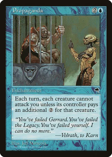 Propaganda 80, carta de Magic: The Gathering de Tempest