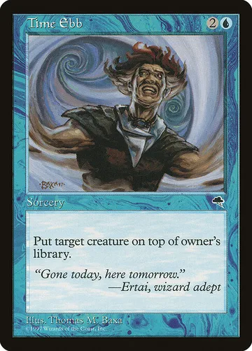 Time Ebb 96, carta de Magic: The Gathering de Tempest