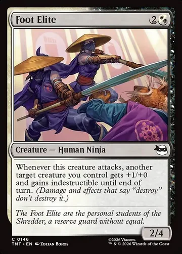 Foot Elite 146, carta de Magic: The Gathering de Teenage Mutant Ninja Turtles